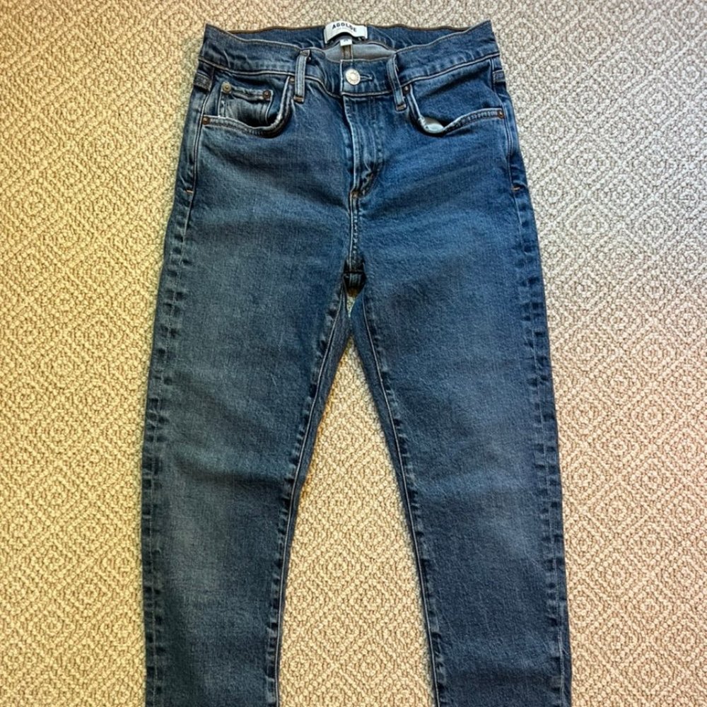 AGOLDE Toni Mid Rise Skinny Jeans